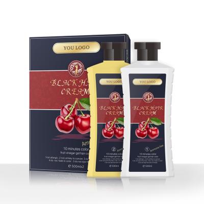 Gel de Vinagre de Frutas para Coloração de Cabelo